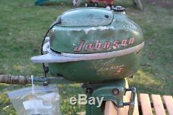 Vintage Johnson Outboard 3HP model JW-10