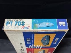 Vintage KNK RC Model Boat Kit PT703 with Parts Set L=690mm Made in Japan