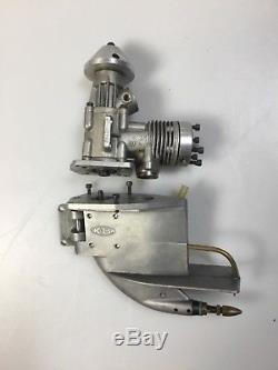 Vintage K&B 3.5 CC Marine RC Outboard Boat Motor Engine for parts or repair