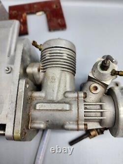 Vintage K&B 7.5cc Outboard Marine RC Nitro Engine With Spare Parts & More