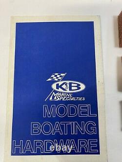 Vintage K&B Sterling Model Boat catalog & NOS parts Flywheels props more