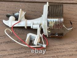 Vintage K&O Fleet Line Toy Boat Outboard Motor Parts Electric As Is