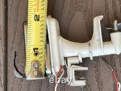 Vintage K&O Fleet Line Toy Boat Outboard Motor Parts Electric As Is