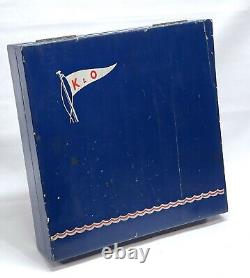 Vintage K&O Miniature Outboard Boat Parts Retail Display Box