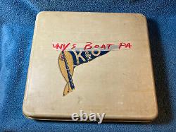 Vintage K&O Model Company Model Boat Fitting Hinged Case withloads of parts
