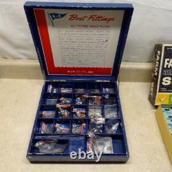 Vintage K&O Models Japan Toy Boat Fittings Assorted Parts Set In Case