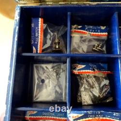 Vintage K&O Models Japan Toy Boat Fittings Assorted Parts Set In Case