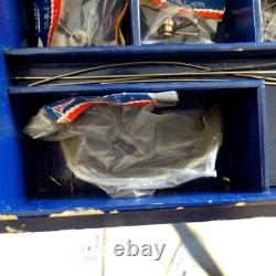 Vintage K&O Models Japan Toy Boat Fittings Assorted Parts Set In Case