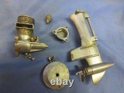 Vintage K&b Allyn Sea Fury Outboard Single Cylinder Engine Parts Only, Used