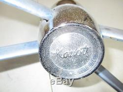 Vintage Kayot boat steering wheel aluminum outboard motor