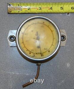 Vintage Keller Boat Speedometer chrome & grey UNTESTED, for parts, AS IS