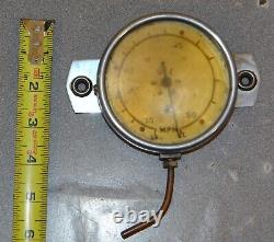 Vintage Keller Boat Speedometer chrome & grey UNTESTED, for parts, AS IS