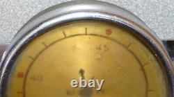 Vintage Keller Boat Speedometer chrome & grey UNTESTED, for parts, AS IS