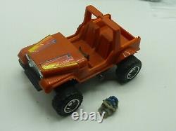Vintage Kenner M. A. S. K. Gator Jeep withBoat Launcher/Helmet/Cannon Parts B2