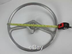 Vintage Kiekhaefer Quicksilver Mercury 15 Aluminum Racing Steering Wheel Rare