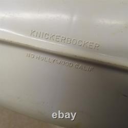 Vintage Knickerbocker Plastic Boat, Outboard Motor, Battery Op. Parts Piece