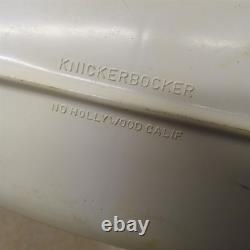 Vintage Knickerbocker Plastic Boat, Outboard Motor, Battery Op. Parts Piece