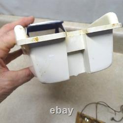 Vintage Knickerbocker Plastic Boat, Outboard Motor, Battery Op. Parts Piece