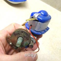 Vintage Knickerbocker Plastic Boat, Outboard Motor, Battery Op. Parts Piece