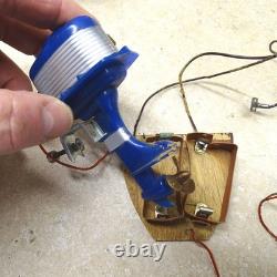 Vintage Knickerbocker Plastic Boat, Outboard Motor, Battery Op. Parts Piece