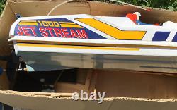 Vintage Kyosho Jet Stream 1000 Marine Race BoatFor Parts/Repair/Display Piece=$