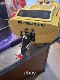 Vintage Kyosho Jet Stream 800 Rc Boat For Parts Or Display Piece