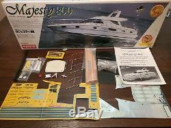 Vintage Kyosho Majesty 800 Dual Motor RC Yacht Boat For Parts Or Repair RARE