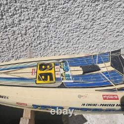 Vintage Kyosho RC BOAT Jet Stream GP10 No Remote Untested As Is For Parts