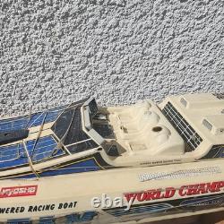 Vintage Kyosho RC BOAT Jet Stream GP10 No Remote Untested As Is For Parts