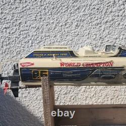 Vintage Kyosho RC BOAT Jet Stream GP10 No Remote Untested As Is For Parts