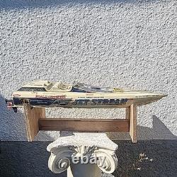Vintage Kyosho RC BOAT Jet Stream GP10 No Remote Untested As Is For Parts