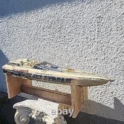 Vintage Kyosho RC BOAT Jet Stream GP10 No Remote Untested As Is For Parts