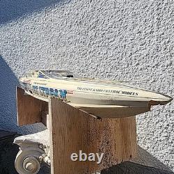 Vintage Kyosho RC BOAT Jet Stream GP10 No Remote Untested As Is For Parts