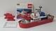 Vintage Legoland 316 775 Fire Fighter Ship Parts Complete W Manual & Stickers