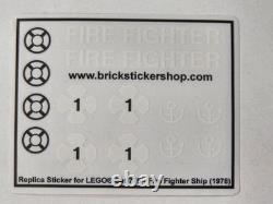 Vintage LEGOLAND 316 775 Fire Fighter Ship Parts Complete w Manual & Stickers