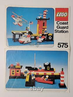 Vintage LEGOLAND 575 US Coast Guard Station 100% Parts Complete w Manual. EUC