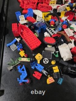 Vintage LEGO Bulk Lot Pirates NASA Space Town Crane Boat Parts Mixed