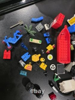 Vintage LEGO Bulk Lot Pirates NASA Space Town Crane Boat Parts Mixed