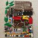 Vintage Lego Pirate Minifigure Lot Parts Mast Rope Bridge Boats Monkey Palm Tree