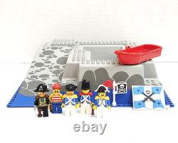 Vintage LEGO Pirates 6276 Eldorado Fortress Baseplate Minifigures Boat Parts Lot