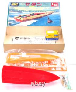 Vintage LS Boat Speed Racing Satan Rare Model Kit with FA-130 Motor from Jp Rare