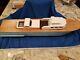 Vintage Large Wood Boat With Parts 21 Inches