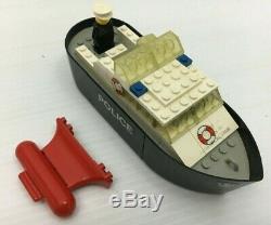 Vintage Lego 1976 Police Boat 314 Pieces Parts Minifigure With Box