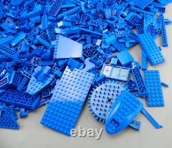 Vintage Lego Blue Brick Nasa Vehicle Boat Base Plate Mixed Parts Piecies Lot