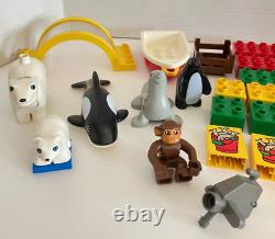 Vintage Lego Duplo Zoo Water Park Parts Pieces Figures Boat + for Set 2670 RARE
