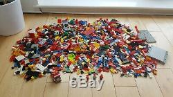 Vintage Lego Job Lot, Approx 3 Kilo, Figures, Bricks, Plates, Boat Parts, Etc