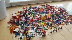 Vintage Lego Job Lot, Approx 3 Kilo, Figures, Bricks, Plates, Boat Parts, Etc