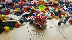 Vintage Lego Job Lot, Approx 3 Kilo, Figures, Bricks, Plates, Boat Parts, Etc