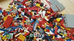 Vintage Lego Job Lot, Approx 3 Kilo, Figures, Bricks, Plates, Boat Parts, Etc