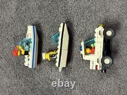 Vintage Lego Land Lot Boats Fire Trucks Helicopter Parts + Mini Figures